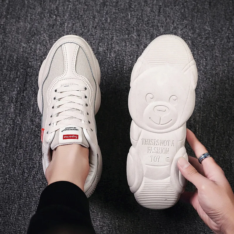 Мужские кроссовки для бега с медведем мужская повседневная обувь мужские