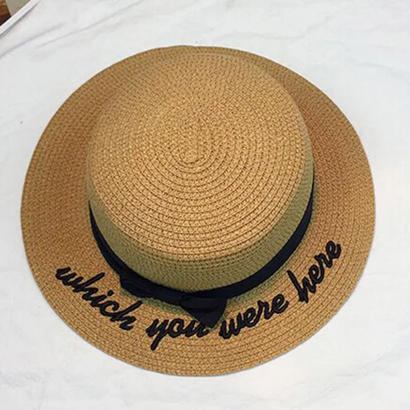 Женские пляжные шляпы MAERSHEI новая соломенная шляпа на плоской подошве для лета