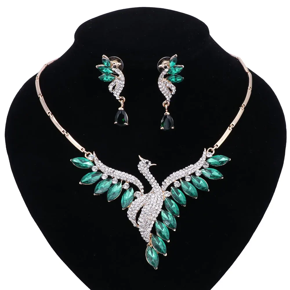 OUHE роскошное женское ожерелье с кубическим цирконием сверкающий кристалл