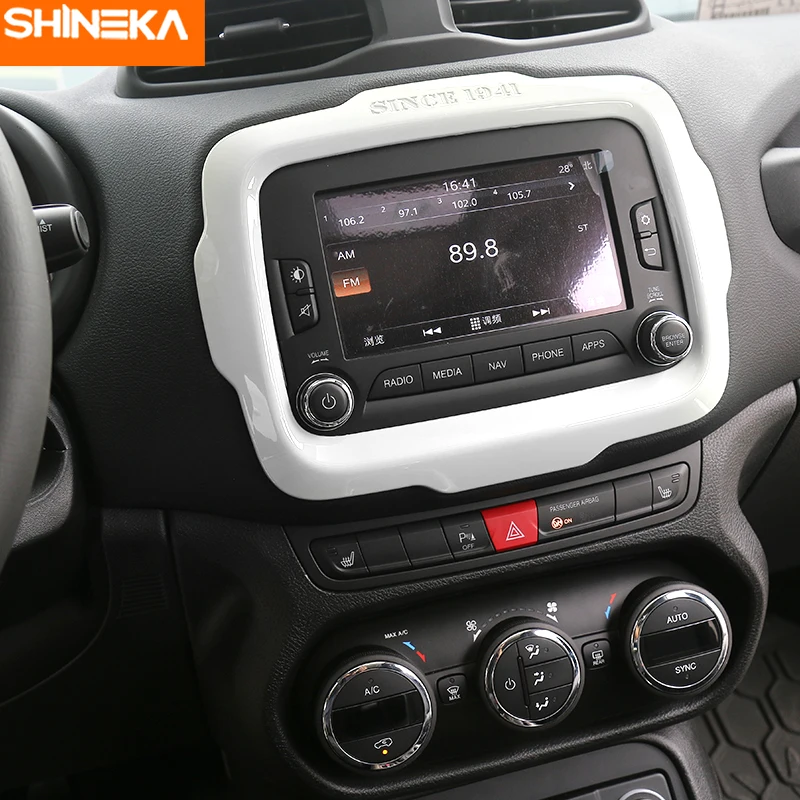 SHINEKA ABS 5 ''экран центральной консоли GPS навигация панель украшения Рамка для