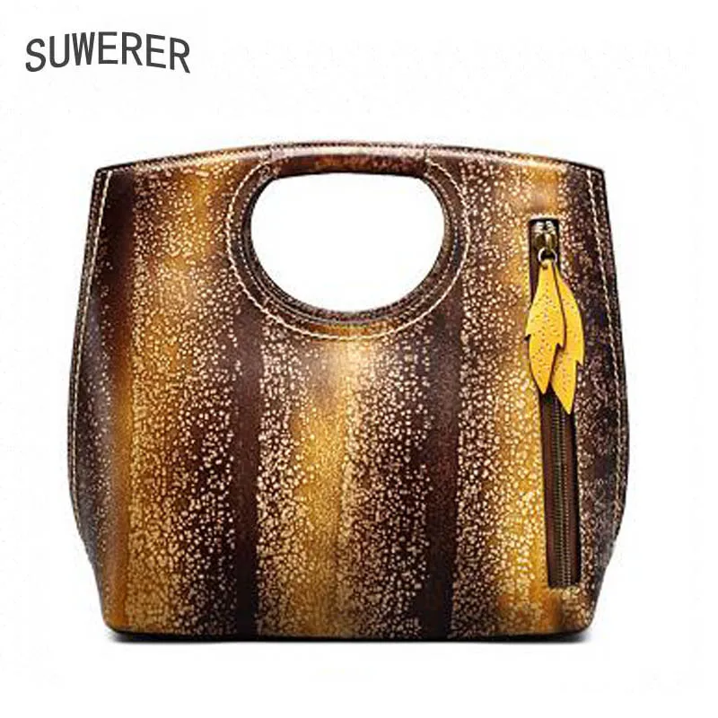 Сумка Suwerer из полиэстера на молнии с карманами натуральной кожи 2019|designer luxury bag|luxury