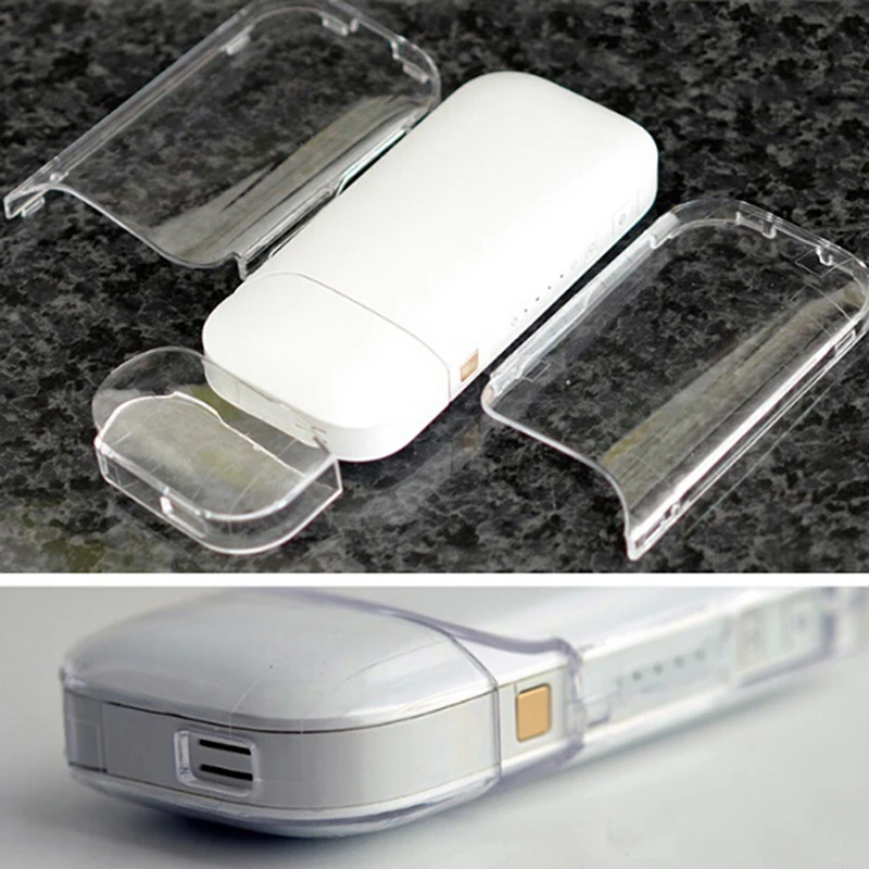 Цветной прозрачный чехол для IQOS сигарет защитный Жесткий Чехол|Сумки CD/DVD-плеера|