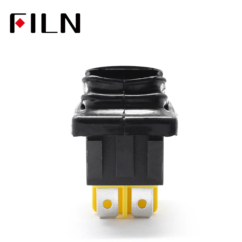 FILN 30A/250В heavy ducty on off IP67 Водонепроницаемый черный пластиковый тумблер 4 контакта