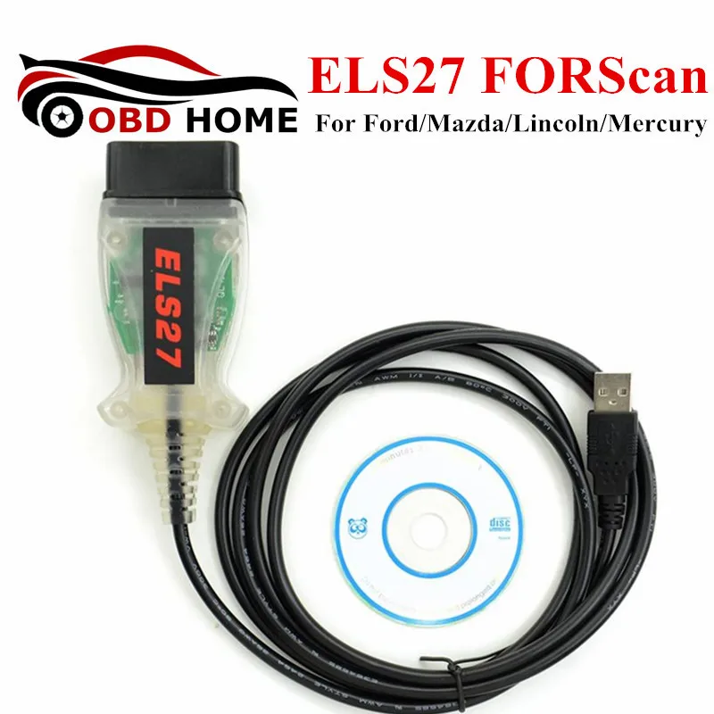 Новый дизайн ELS27 FORScan сканер для Ford MazdaFor Lincoln автомобилей Mercury OBD2 Диагностический