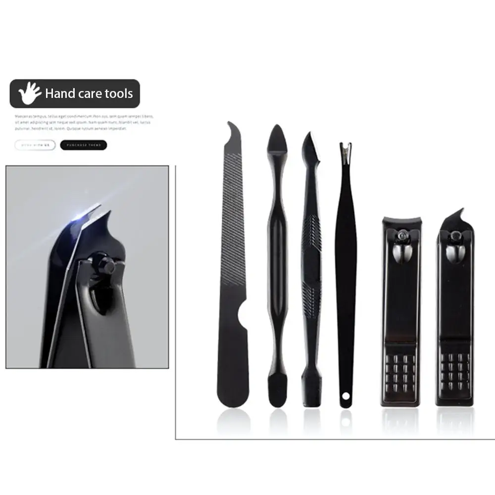 8 шт./компл. новинка маникюрные машинки для ногтей набор педикюра портативный