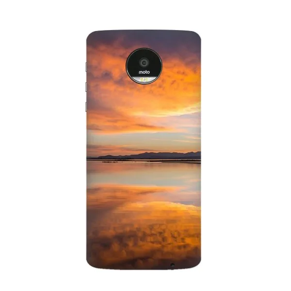 Неба облако silent туман горные пейзажи ветер синий Чехол Moto для Motorola Z Z2 силы играют