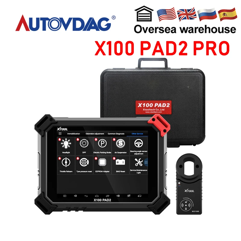 100% XTOOL X100 PAD2 Pro OBD2 Auto Key Programmer EPB TPS DPF Oil Reset OBDII Code Reader OBD 2 Diagnosis tool Car accessories | Автомобили