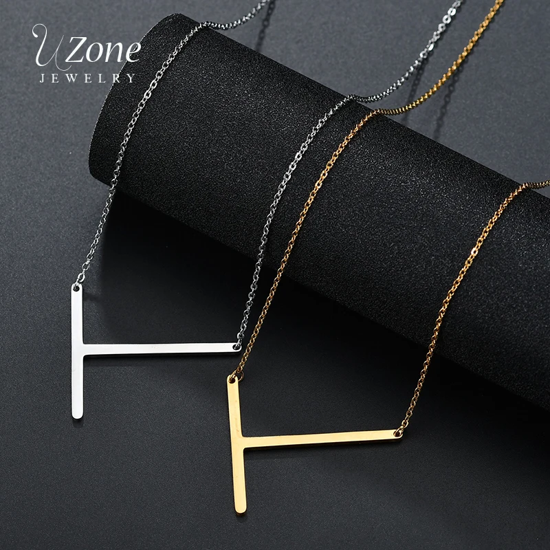 Женское Ожерелье с простой подвеской UZone ожерелье из нержавеющей стали