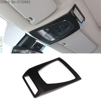 abs chrome car interior front reading light frame cover trim 3d stickers for bmw x3 x4 5 series f10 f25 f26 2014 2017
