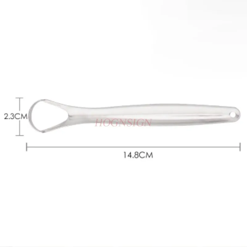 

Stainless Steel Mouth Tongue Cleaner Adult To Bad Breath Care Scraper Coating Brush Sale