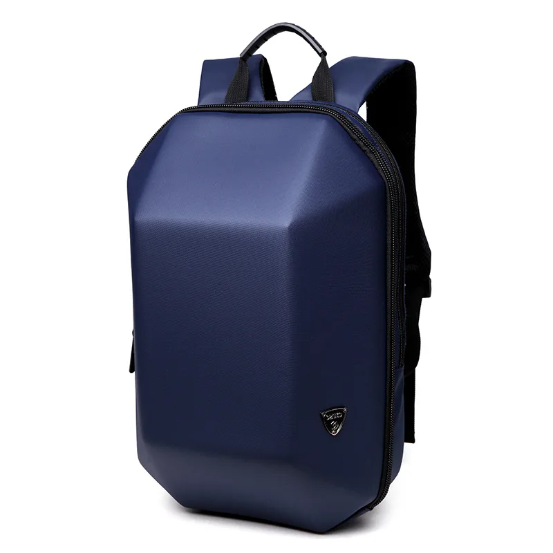 2018 New Designed 3D ABS Shell Backpack Simple Pure Color Computer Novelty Student Bag Men and Woman Travel Backpacks | Багаж и сумки