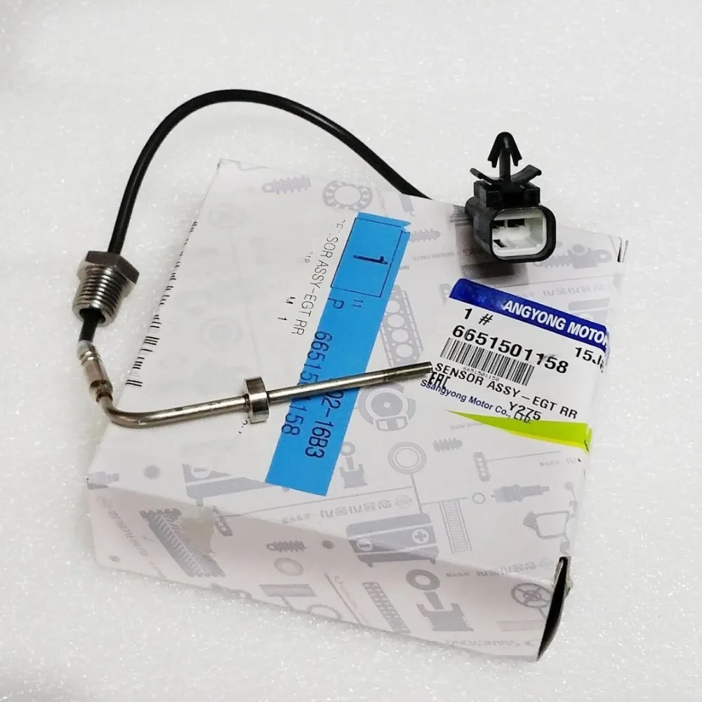 Abgastemperразумный датчик EGT hinten RR Для SsangYong Rexton W/Actyon/Korando/Rodius OEM 6651501158|Температурный