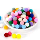 Мягкие помпоны, 15 мм, 20 мм, 25 мм, мягкие помпоны, пушистые плюшевые шарики, помпоны, Меховые помпоны ручной работы, материал для свадьбы, домашний декор