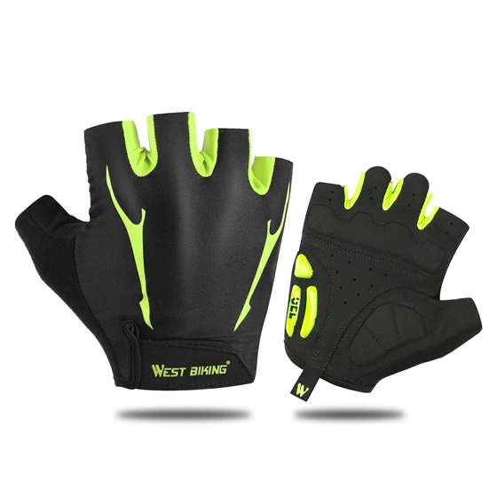 new green CBR 3D гелевые велосипедные перчатки летние MTB дышащие унисекс Guantes Ciclismo горный велосипед велосипедные перчатки - Цвет: new green