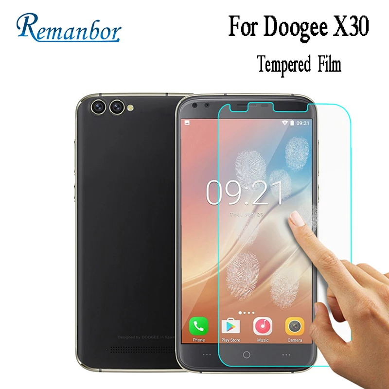 Remanbor Для doogee x30 закаленное Стекло фильм спереди защитный Replacemant защитное стекло