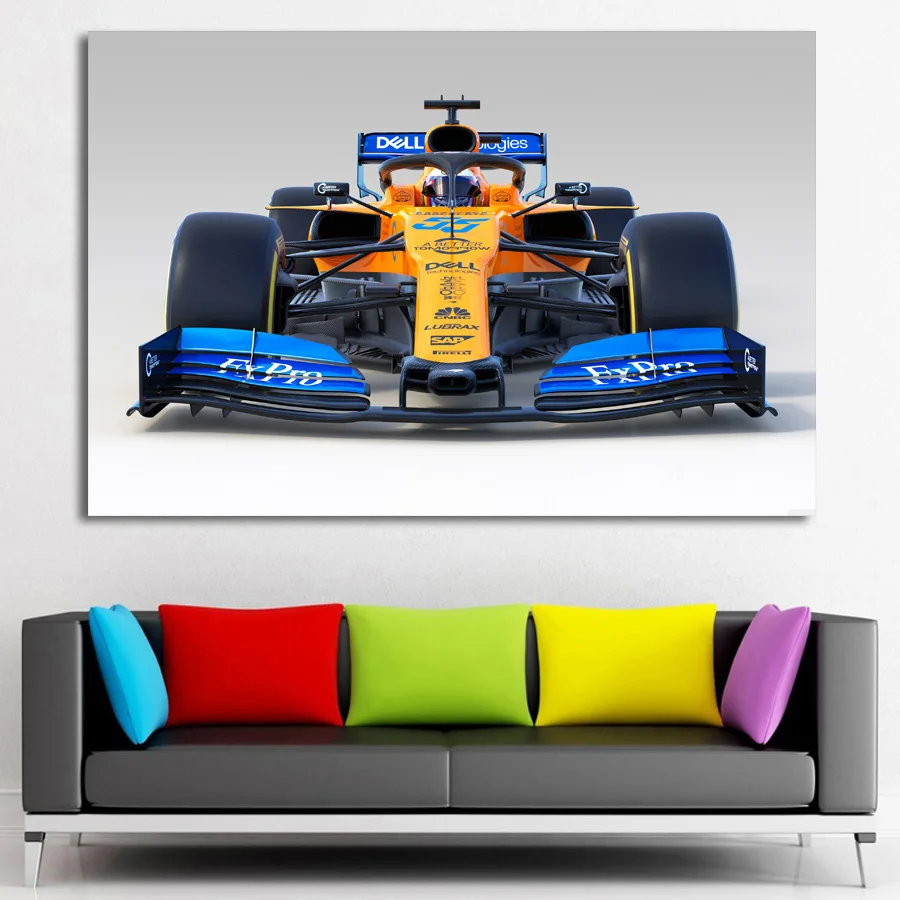 Настенные картины Mclaren F1 гонки автомобиля Плакаты и художественная печать на