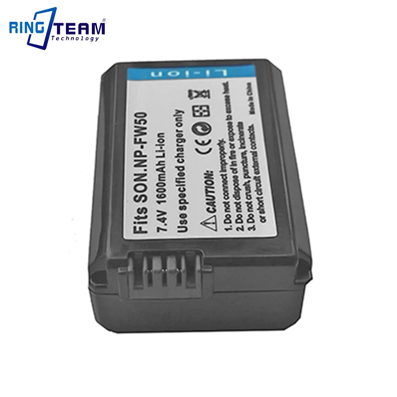 2-в-1 NPFW50 NP-FW50 аккумулятор и USB зарядное устройство для камер Sony Alpha NEX SLT A33 A37 A55 A3000 A7