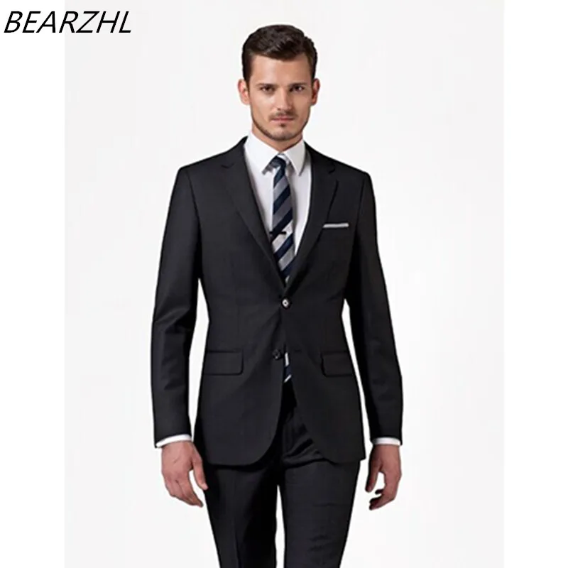 

Wedding Suits For Groom Tuxedos Black Men Wear 2021 Slim Fit Business