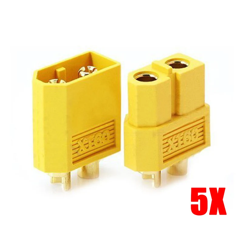 5 пар высокого качества XT60 с мужской и женской вилкой пуля Штепсель для RC Lipo батареи- M25