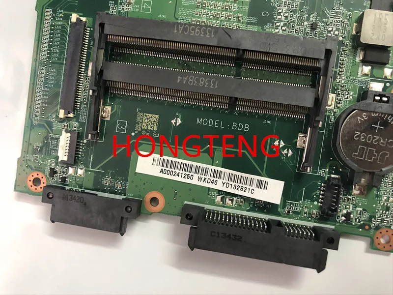 Оригинальная материнская плата A000241250 для ноутбука Toshiba Satellite P75 тест DA0BDBMB8F0 ОК