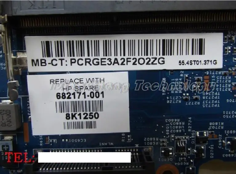 

Laptop Motherboard For HP Pavilion DV6-7000 682171-001 48.4ST10.021 HM77 630M/1G Mainboard DDR3