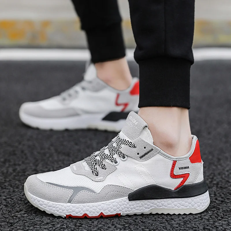 2019 Men Shoes Summer Sneakers Breathable Couple Lover Fashion Lace Up Mens Mesh Flats Shoe Big Plus Size Casual | Обувь