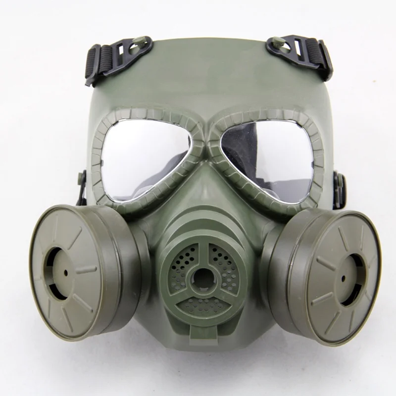 M04 военный противогаз анфас, Airsoft Пейнтбол армии тактические маски череп манекен Wargame Маска для охоты - Цвет: OD