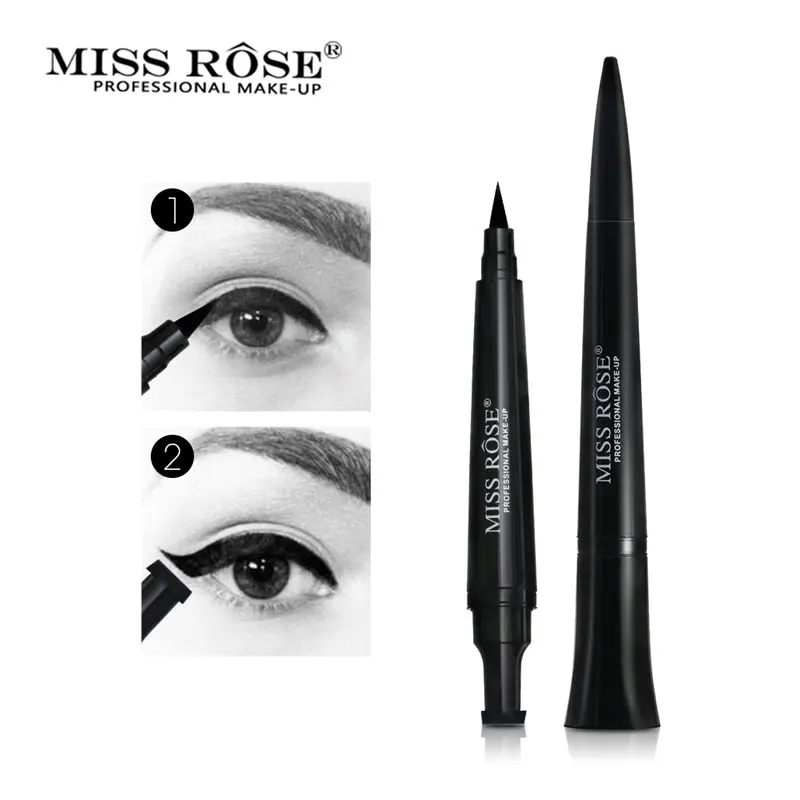 Miss Rose 2018 новый жидкий подводка для глаз черный водостойкий Макияж женщин легко