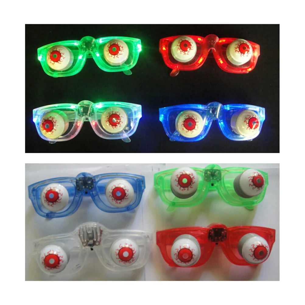 Gag Joke Slinky очки Маскировка LED Drooping Eyes весенние игрушки для детей (красный)|Украшения