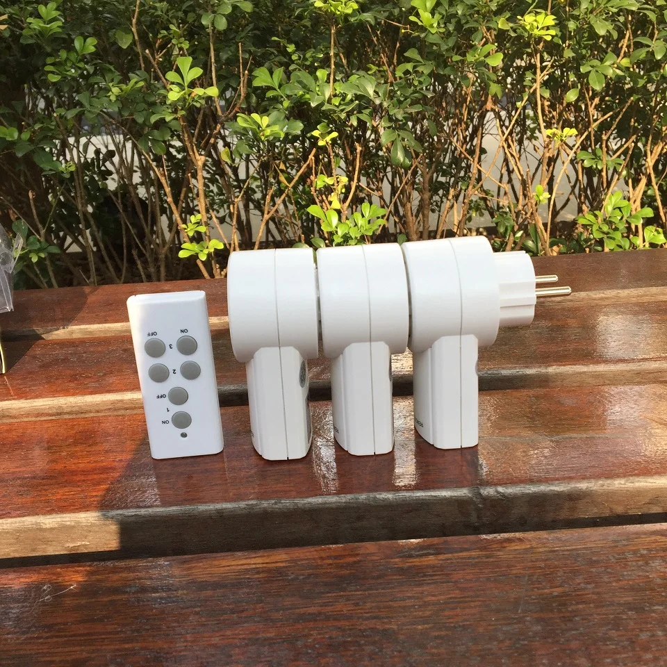 Универсальный Немецкий разъем питания беспроводной дистанционный выход 433 92 МГц