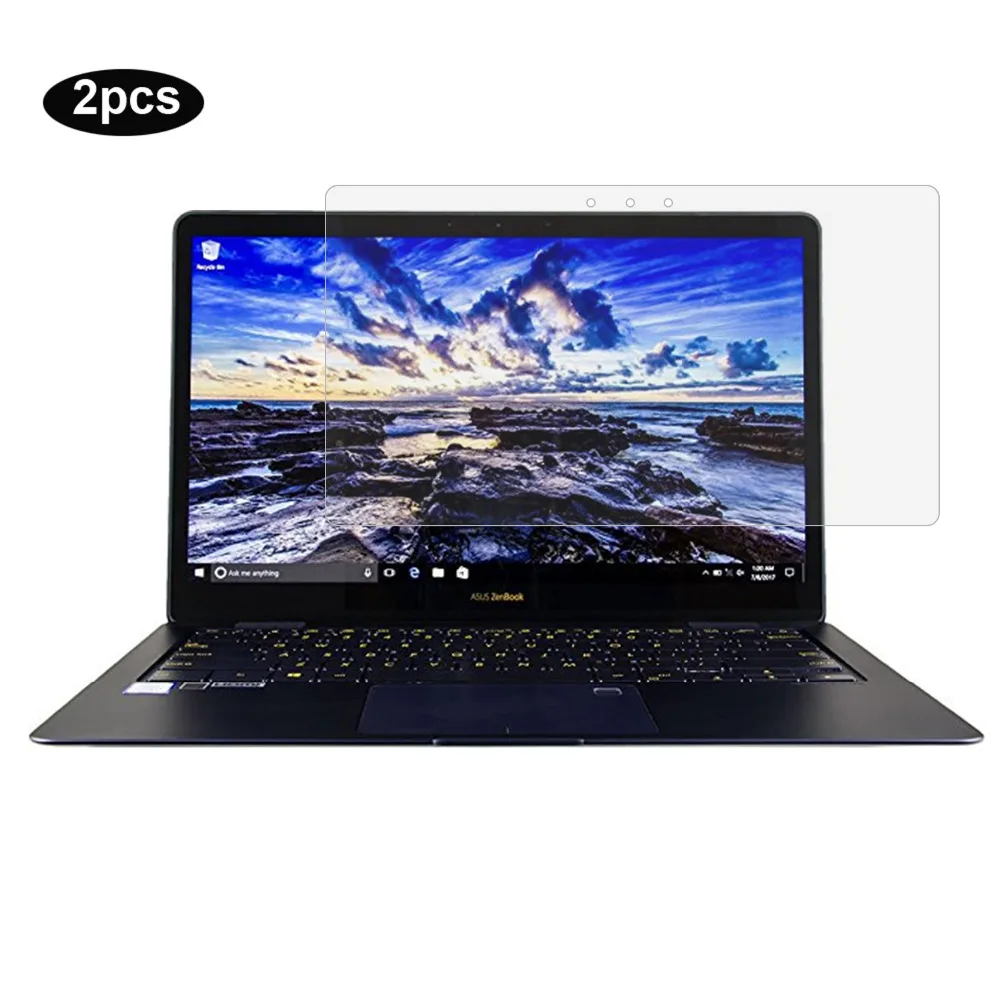 Cartinoe 14 Inch Laptop Screen Protector For Asus Zenbook 3 Deluxe Ux490ua Hd Crystal Clear Lcd Guard Film (2pcs) | Компьютеры и офис