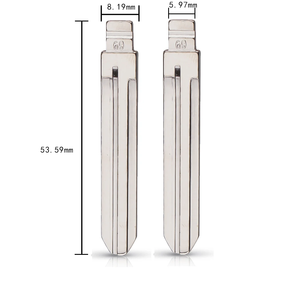 KEYYOU Metal Blank Uncut Flip KD Remote Key Blade Type #69 for Great Wall Florid Cowry | Автомобили и мотоциклы