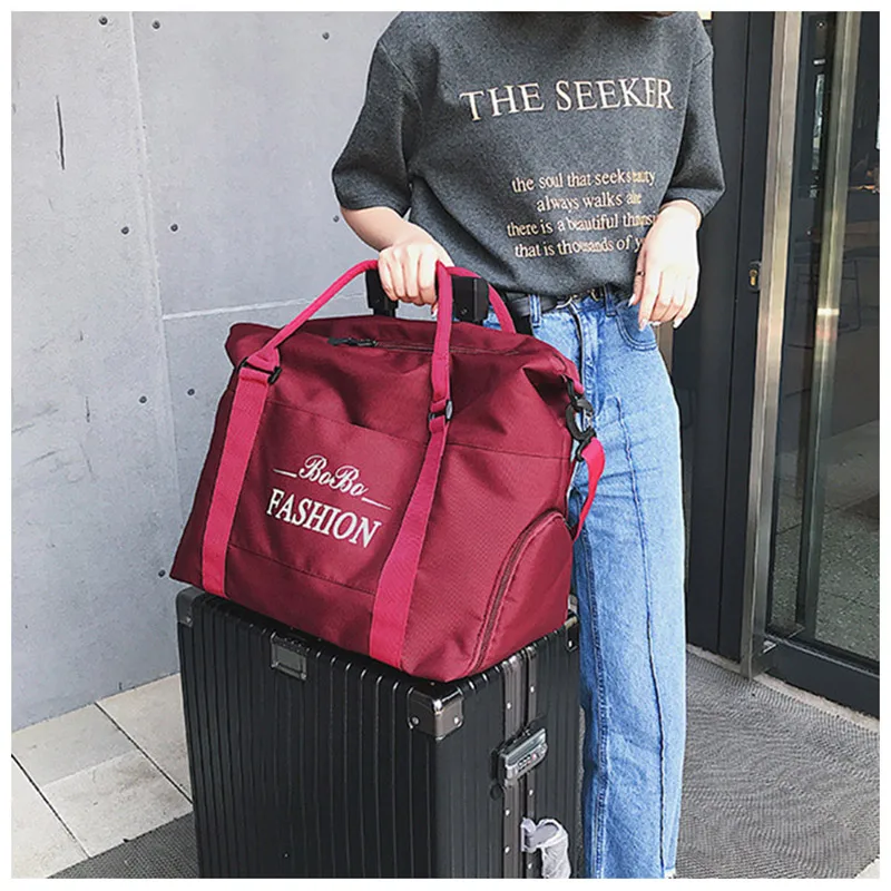 

Waterproof Fitness Gym Bag Yoga Travel Luggage Shoulder Handbag Sport Bags for Training Shoes Pocket Bolsa Sac De Sport Tas XA4G