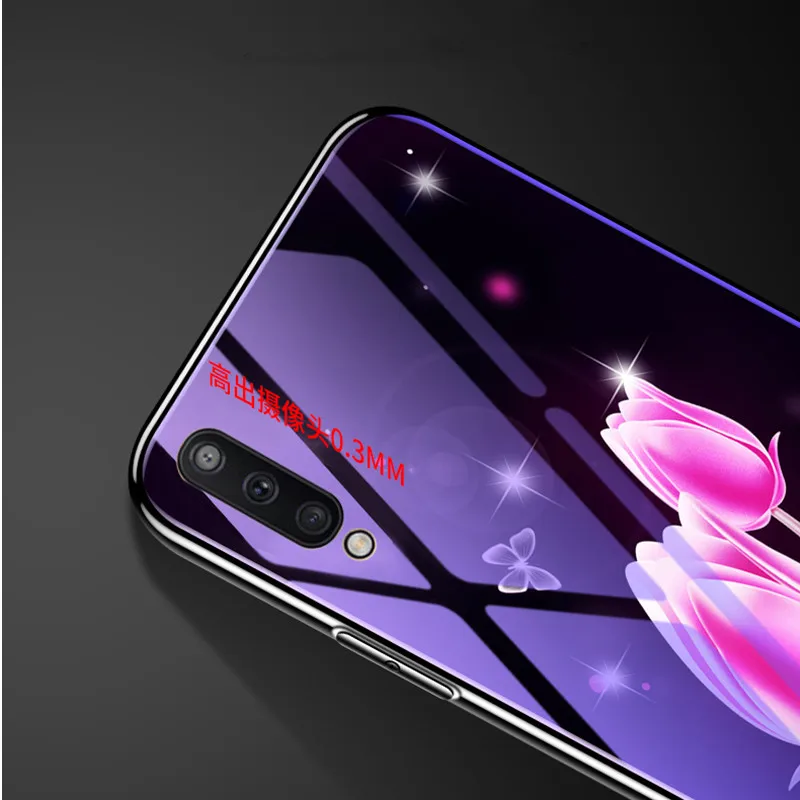 Для samsung Galaxy A10 20 30 50 A70 Красивая силиконовая рамка чехол новый 7H твердое