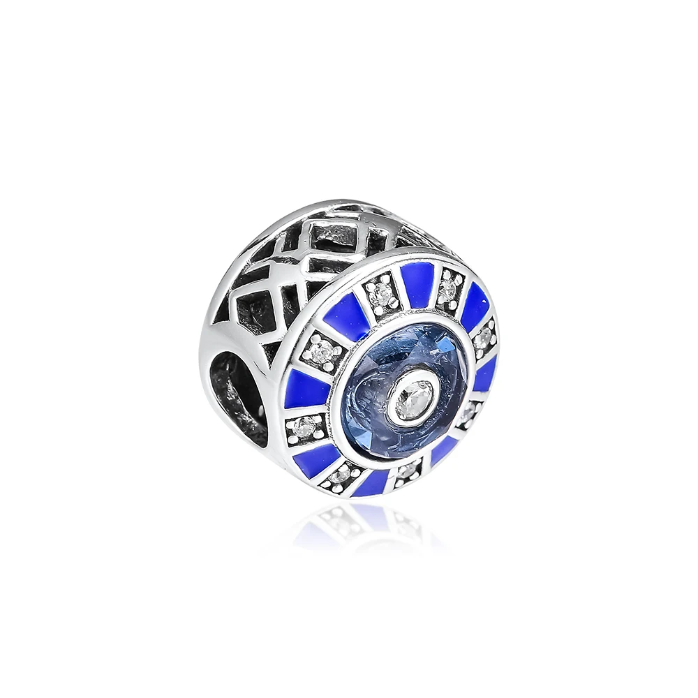 Подлинный 925 пробы серебряный шар коллекция шарма бусины Подходит Pandora браслет Diy Изготовление ювелирных изделий