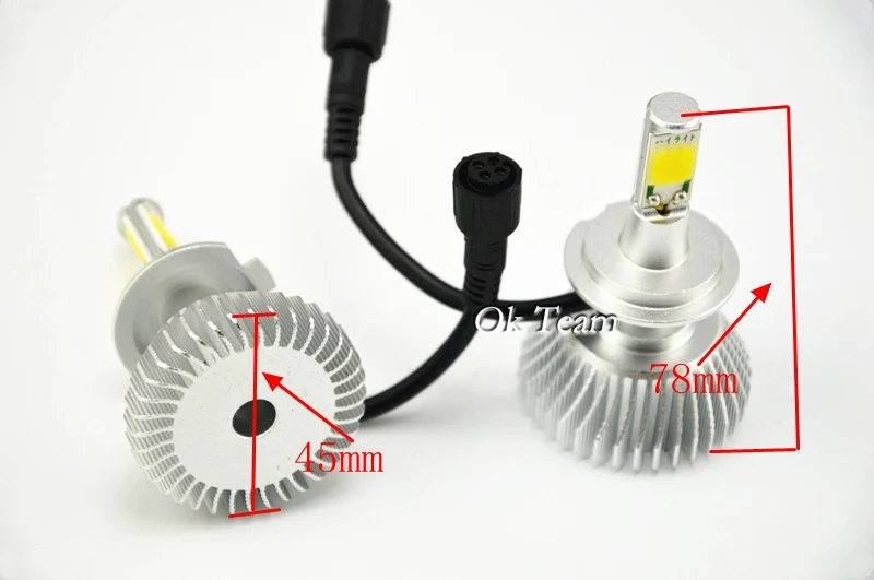 2 шт. головной светильник Conversion Kit 40 Вт 6000K H7 12V/24V автомобильные ксеноновые фары