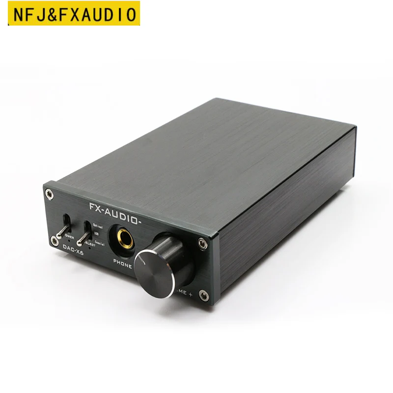 Профессиональный усилитель для наушников FX Audio DAC X6 USB коаксиальный Оптический Hi Fi