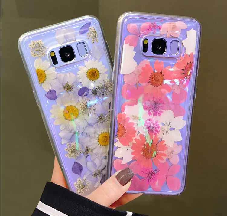Чехол для iPhone XR X XS Max 6 6S Plus 7 8 силиконовый чехол с цветочным принтом Samsung S10 S9 S8