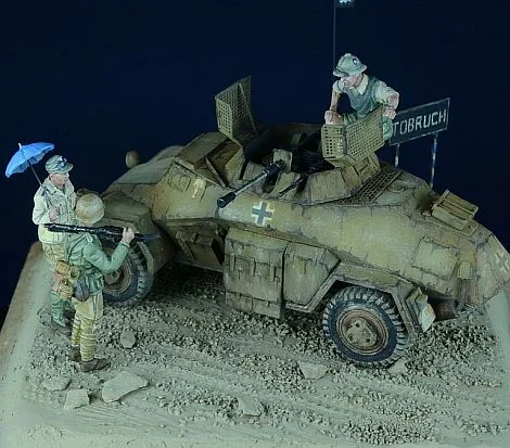 Коллекция 1/72 года наборы моделей фигурок из смолы для второй мировой войны Afrikakorps