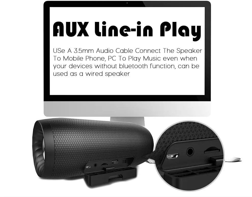 ZEALOT S16 HiFi портативный bluetooth динамик сабвуфер Колонка 3D стерео 4000 мАч Открытый водонепроницаемый TF карта Саундбар