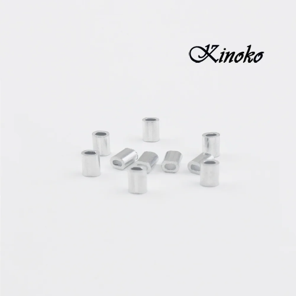 5000 штук упак. алюминиевый кабель обжимной муфты наконечник стоп для Snare трос клип