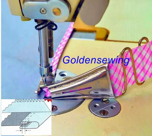 

Adjustable TOP and BOTTOM FOLD Right Angle BINDER for INDUSTRIAL SEWING MACHINE