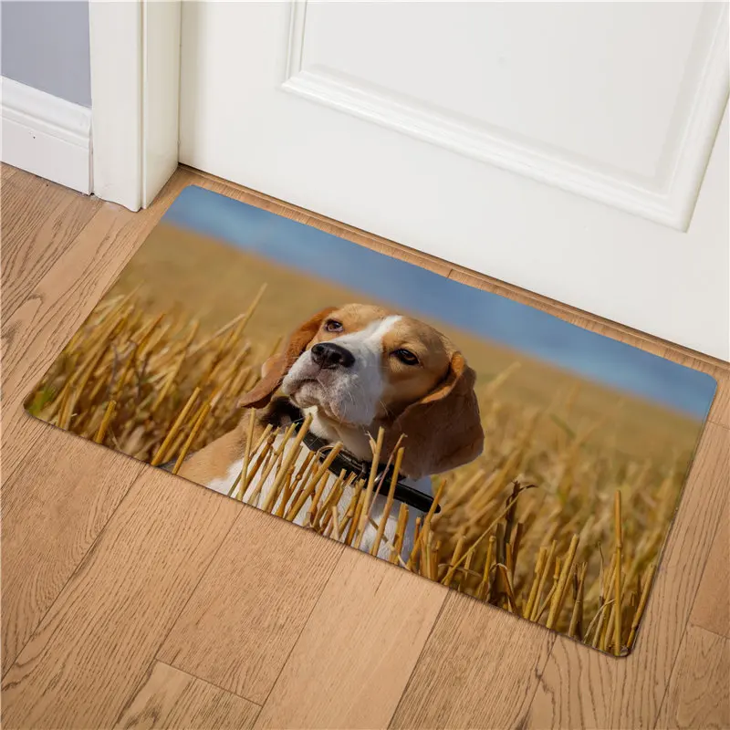 5 Beagle Dog Miguel Hound домашний декоративный Придверный коврик, стелька для кухни, ковер для дома, для улицы, добро пожаловать, для ванной комнаты, Нескользящие коврики, Пончик 75 см - Цвет: 5