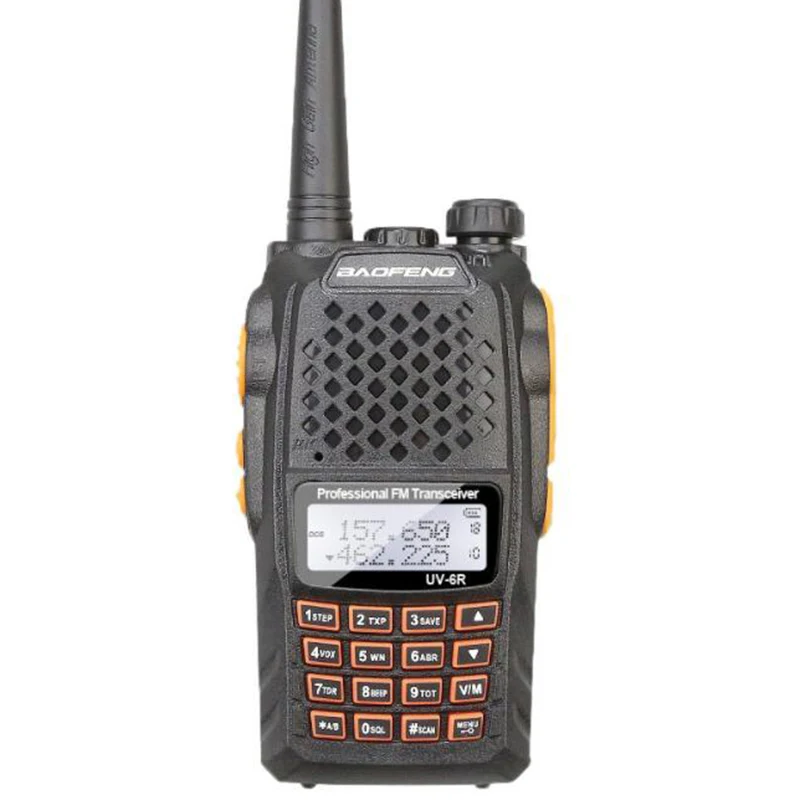 Aofeng UV 6R двухканальные рации 7 Вт Professional CB радио Dual Band 128CH ЖК дисплей беспроводной