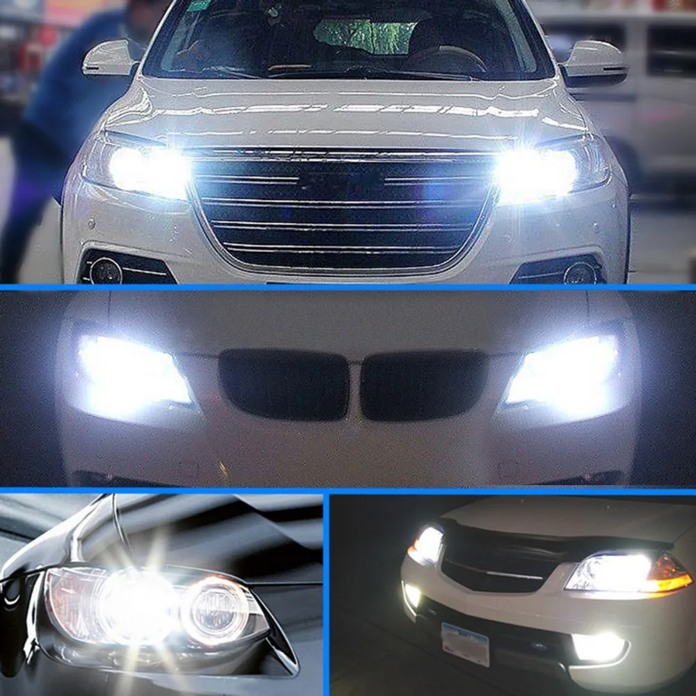 Универсальный автомобильный противотуманный светильник 2 шт. H1 H3 6500K 24SMD 4014
