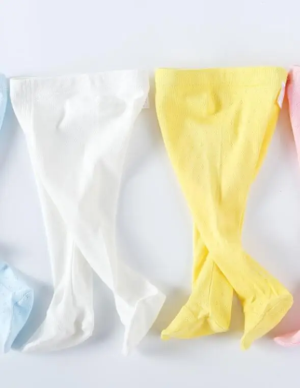 white and yellow Детские штаны из 2 предметов Всесезонные детские леггинсы Одежда для новорожденных детей штаны для мальчиков и девочек одежда для малышей, брюки - Цвет: white and yellow