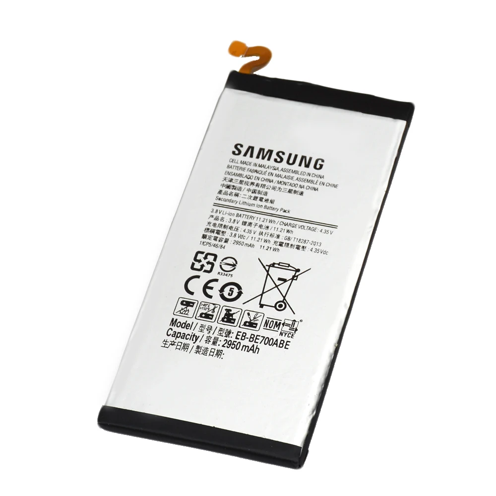 Новый оригинальный EB-BE700ABE для Samsung Galaxy E7 Батарея E7000 E700F 2950 mAh реальная Ёмкость Akku с