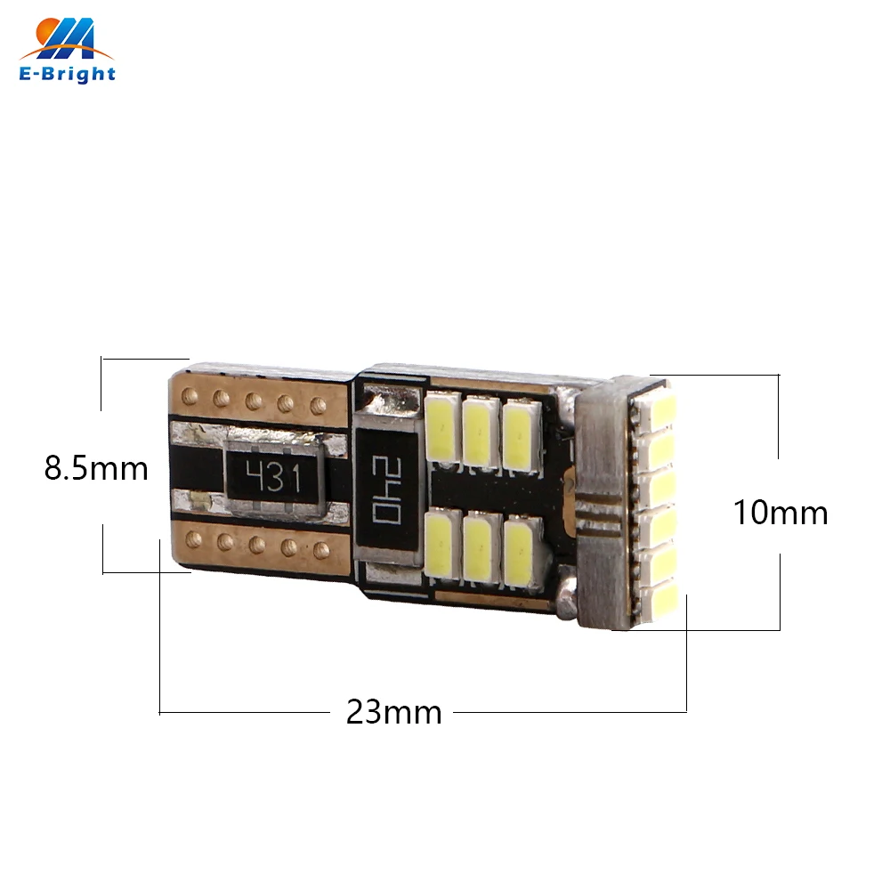 10-100PCS T10 Canbus 3014 18 SMD Led Chips No Error W5W Bulbs Clearance Wedge Lights Auto Car door Light | Автомобили и мотоциклы