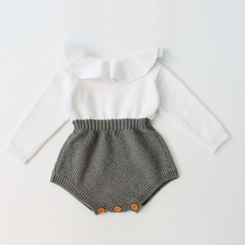 Милые детские комбинезоны Одежда для девочек хлопковый трикотажный Мягкий