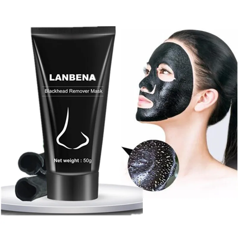 Черная маска LANBENA для лица от черных точек средство удаления уход за кожей